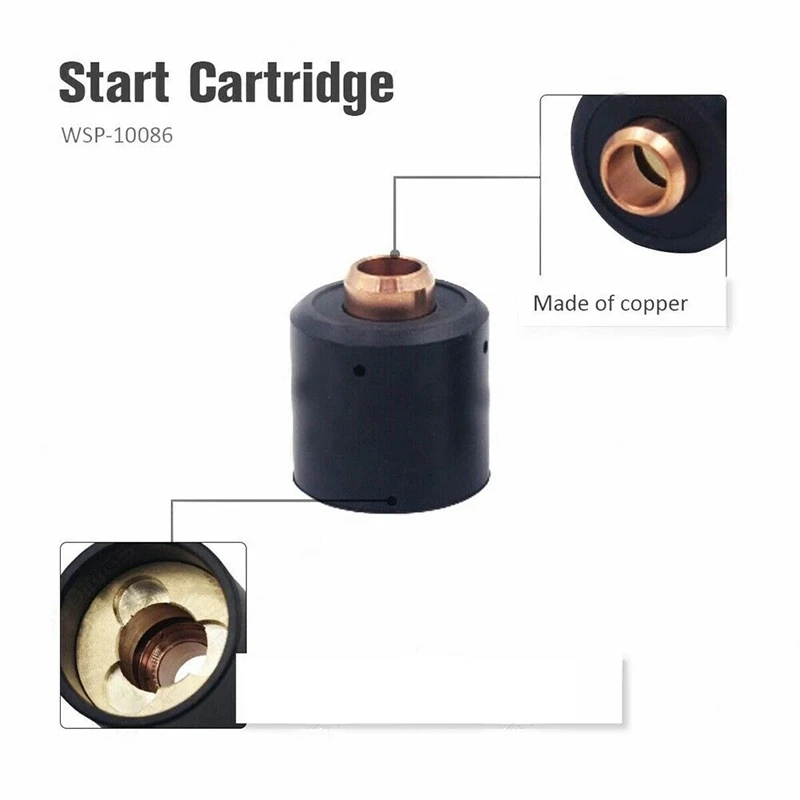 Start Cartucho para Dinâmica Térmica, Tocha de Corte Plasma, Consumíveis, Fácil Instalação, 9-8213, SL60, 100, 1Pc