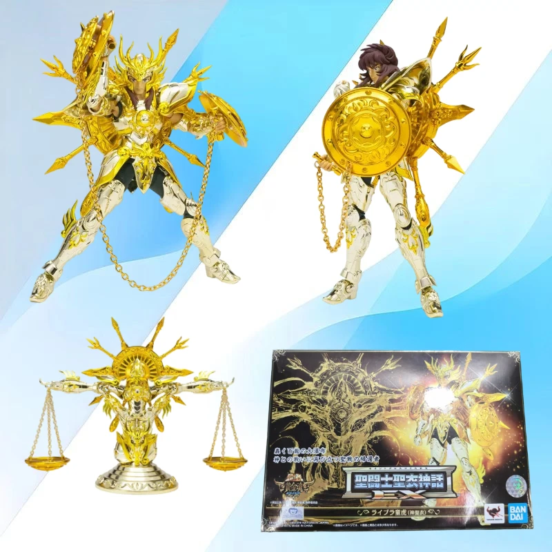 

Original BANDAI Saint Cloth Myth EX Libra Douko God Cloth Saint Seiya Soul of Gold in Stock Anime Figures Model Toys