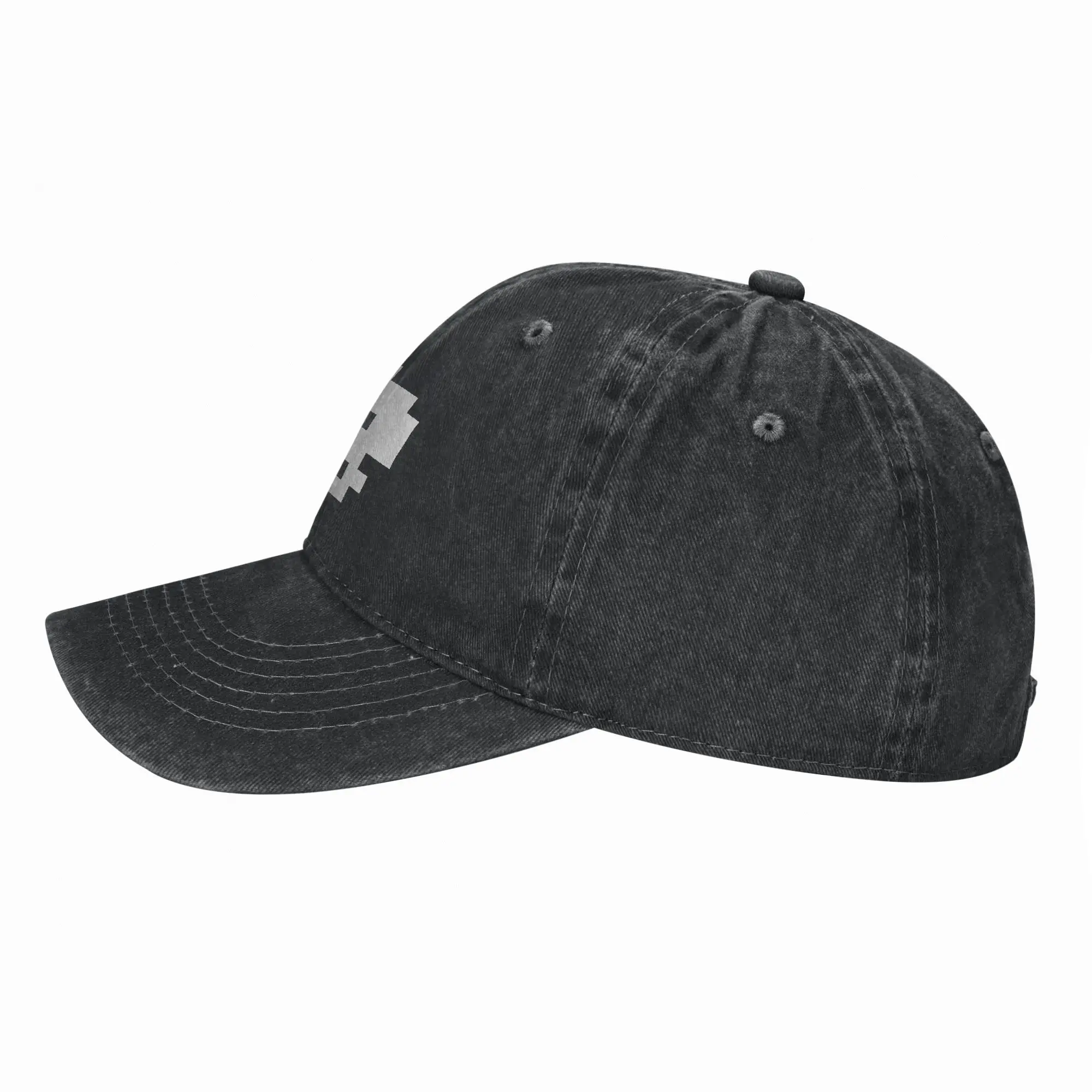 Space Invaders Unisex Baseball Caps Retro Video Game Distressed Denim Caps Hat Retro Outdoor Workouts Unstructured Soft Headwear