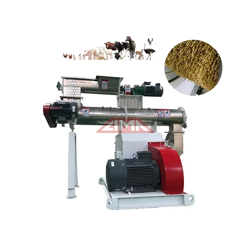 LIMA Large Capacity Ring Die Sheep Pig Feed Machinery Poultry Chicken Feed Pellet Making Machine For Livestock Feed Mill Price