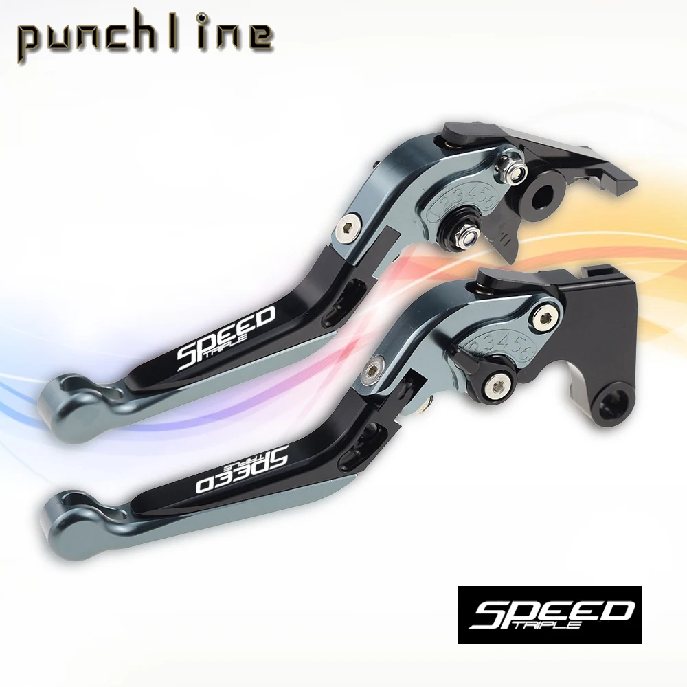 

Fit For SPEED TRIPLE 2004-2007 Motorcycle CNC Accessories Folding Extendable Brake Clutch Levers Adjustable Handle Set