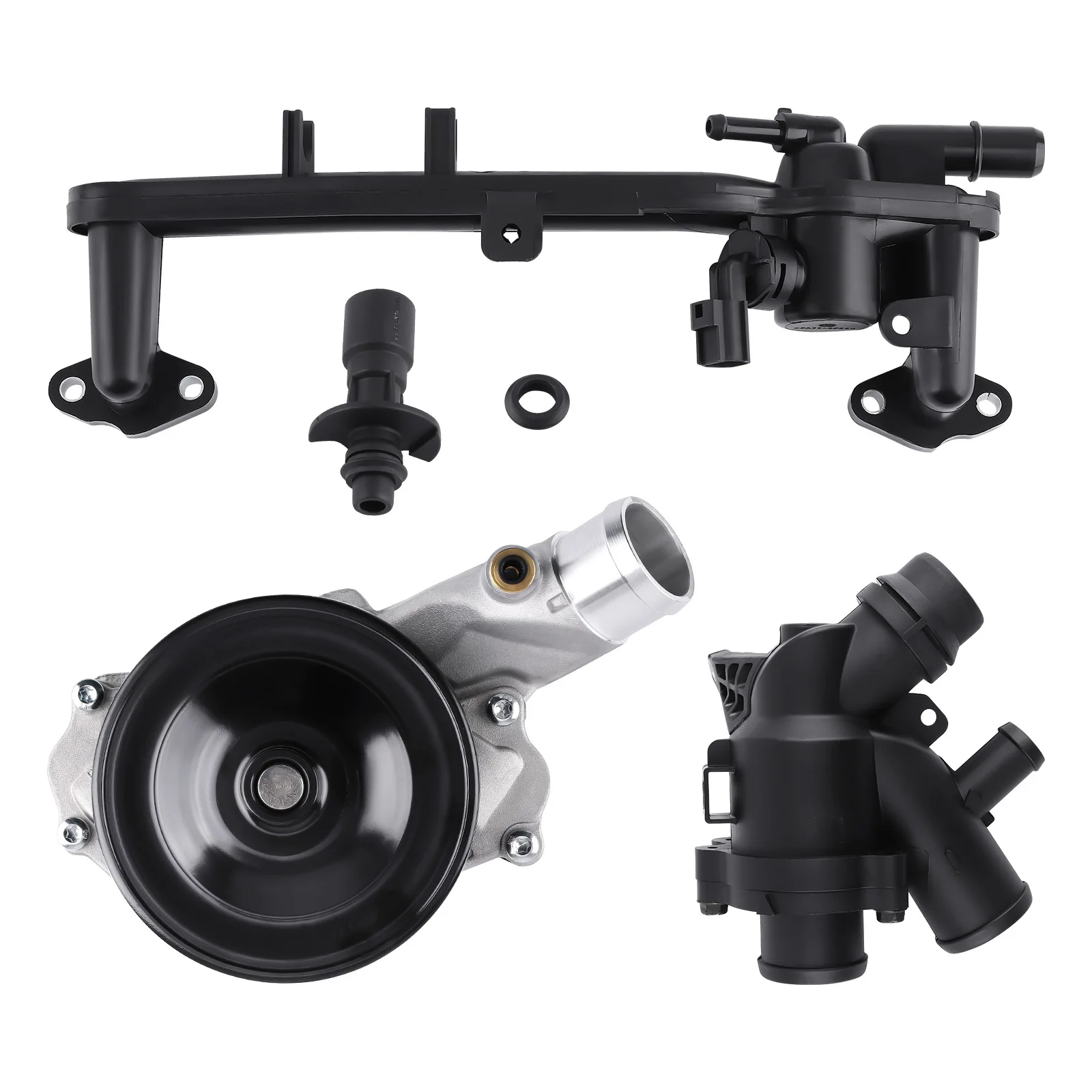 ปั๊มน้ําหล่อเย็นท่อเซนเซอร์เทอร์โมสําหรับ Land Rover LR4 2010-2016 LR 028136