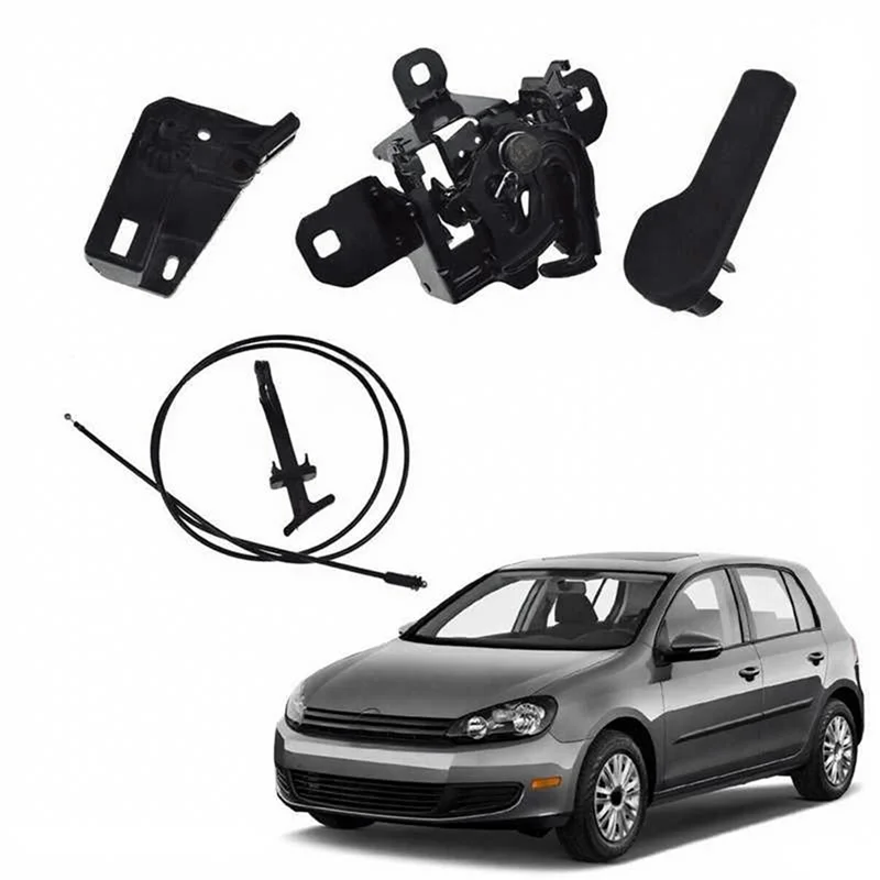 【値下げ！ ブラケットケーブルキット フードラッチレバー リリースハンドル 1J0823509C 1J1823633 1J182353 1KD823633 ジェッタゴー用