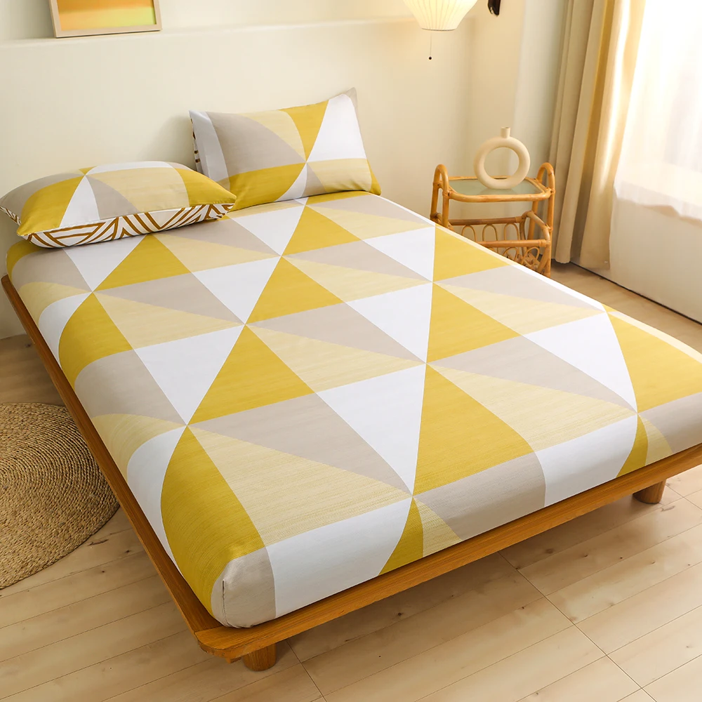 Elastic Microfiber Bedding Bedsheet, Classic Home Fitted Sheet, Mattres Bed Cover(Excluding Pillowcases), 1 Pc