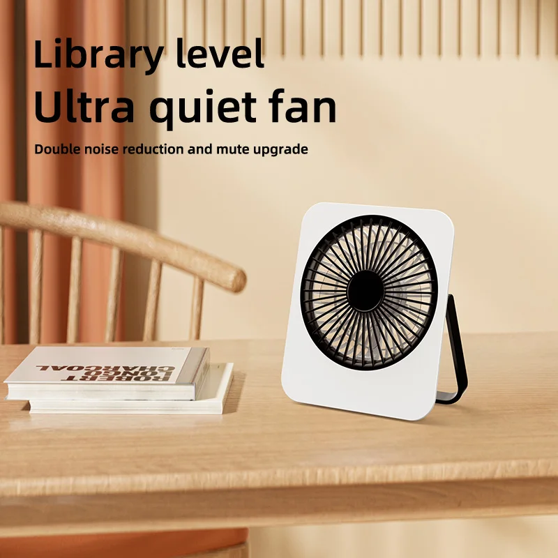 Portable USB Rechargeable Desk Fan 180° Tilt Folding Personal Table Fans Mountable Quiet Mini Fan For Office Home And Bedroom