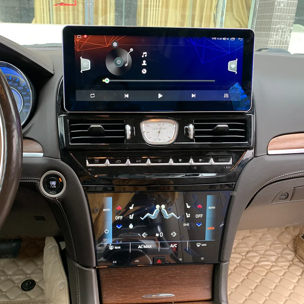 For Chrysler 300C 2011~2015 12.3 high-definition Screen Android Auto Multimedia Car Radio GPS Navigation Audio Stereo Head Unit