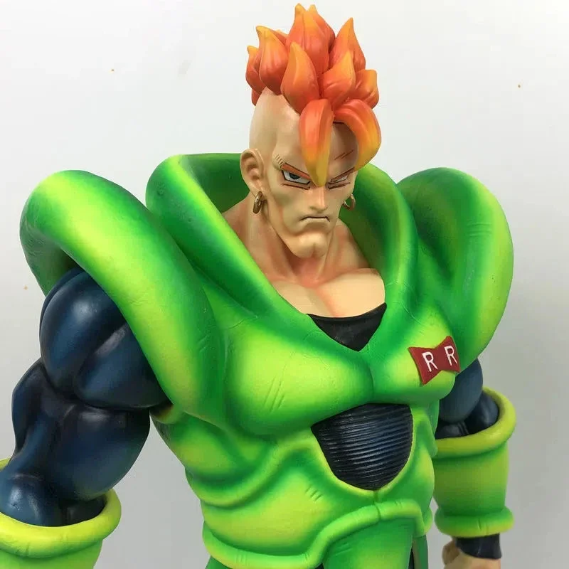 Anime Dragon Ball Lchiban Figura de ação ANDROID # 16 Estátua 41cm PVC Coleção Móvel Boneca Super Saiyan Gk Estatueta Modelo Brinquedos
