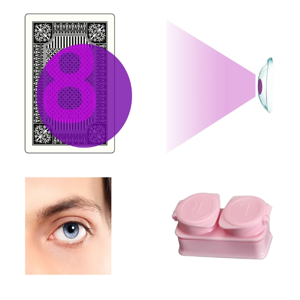 

6mm Infrared Contact Lenses for Infrared Marked Playing Cards(Only Cards)