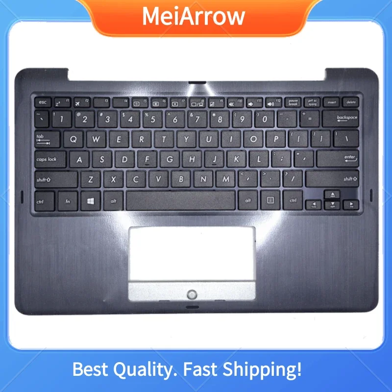 MEIARROW          New/Org For ASUS E205 E205S E205SA E205SA-KB palmrest US keyboard upper cover C shell,Dark blue