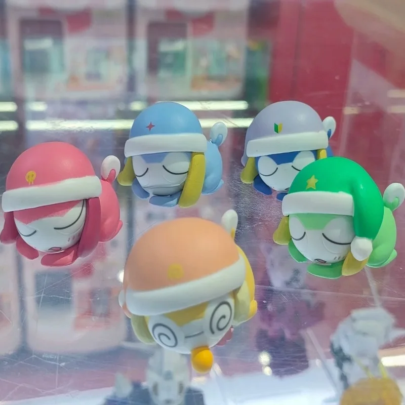 بانداي الرقيب الأصلي. الضفدع أنيمي الشكل غاشابون كيرورو جيورو تاما الحلي الصغيرة ألعاب شخصيات الحركة للبنين بنات أطفال هدية #3