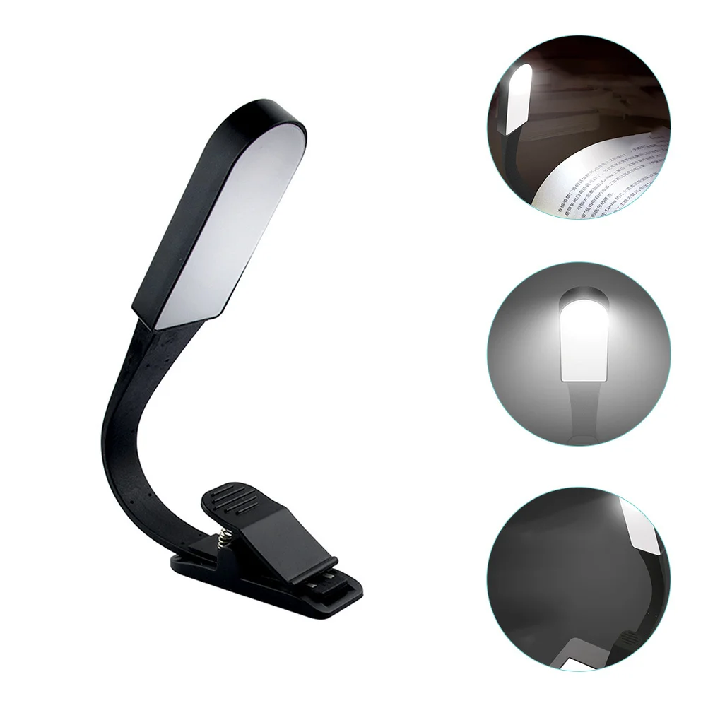 LED-leeslamp met clip-on-functie USB-oplaadboeklicht voor studie aan het bed Oogbescherming Compact ontwerp