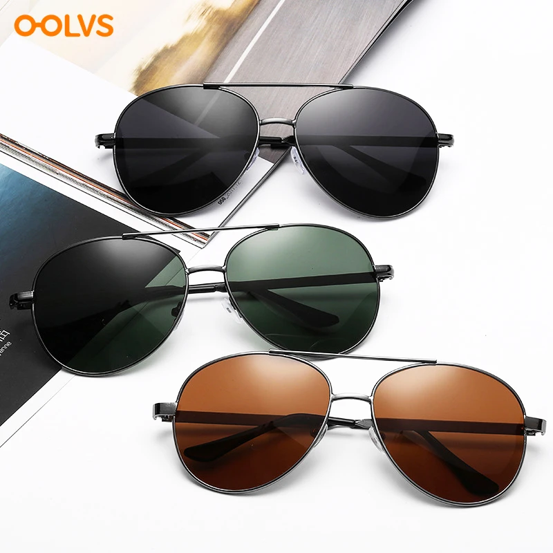 Aviator Polarized Sunglasses for Men: Perfect for Fishing, Driving, and Flying OOLVS