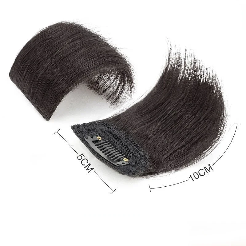 Fluffy Invisible Seamless Hair Pads Women Clip in Hair Extension Lining of Natural Hair Top Side Cover Piece Synthetic Pads