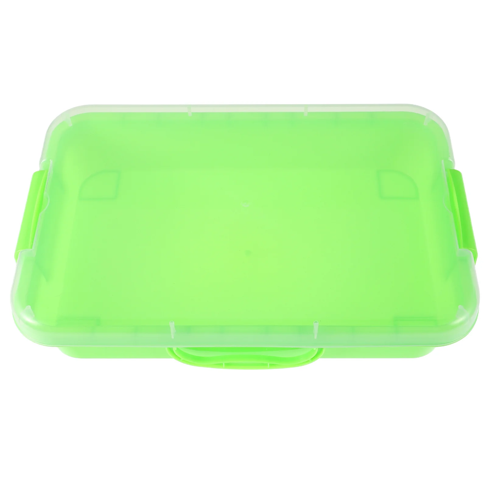 

Durable Smooth Surface Plastic Sandbox Light Green Space Themed Molds Accessories for Kids Indoor Outdoor Fun Sand Play Tray
