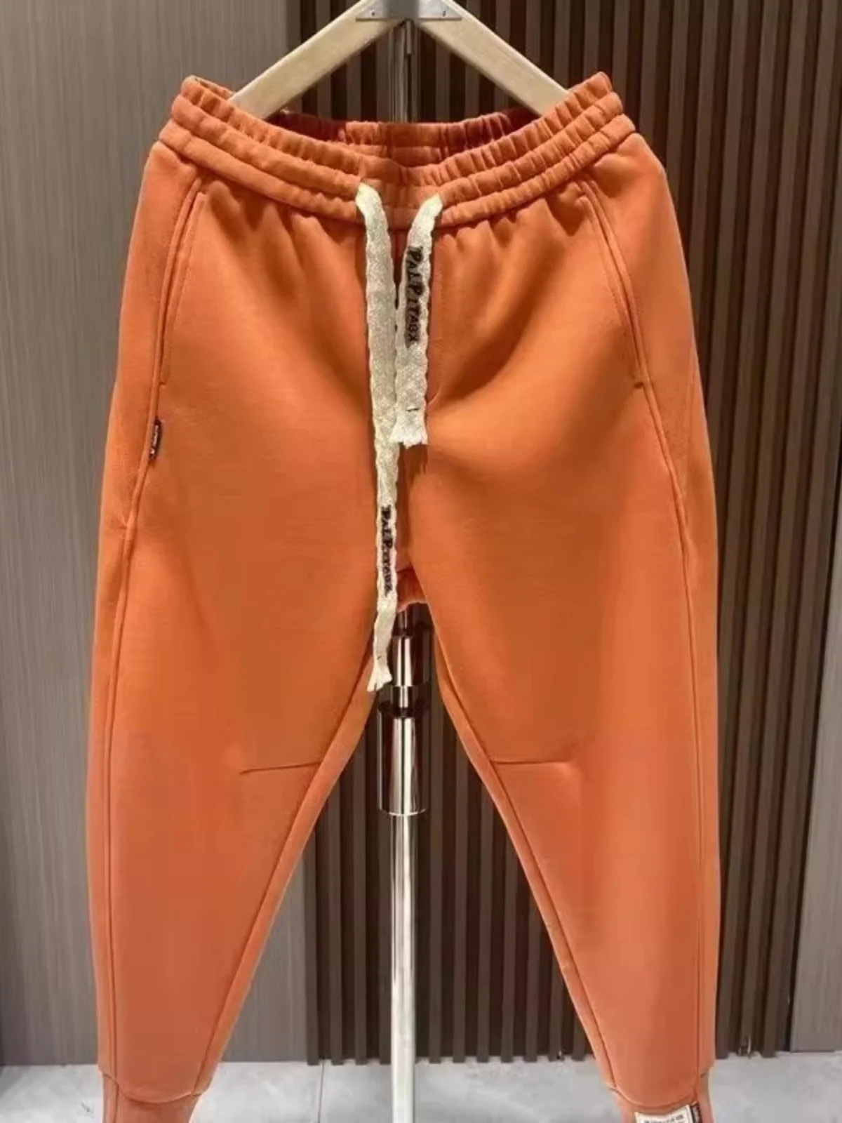 plus Size 300 Pounds Casual Slim Harlan Pants Unisex Loose Versatile Slimming Sports Cuffed Sweatpants Korean Style Commute