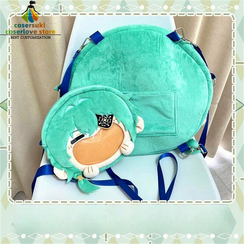 Honkai Star Rail Anaxa Ita Bag Anime Backpack Cute Casual School Bag Plush Bag Fashion Shoulder Bag for Students Daily Outdoor