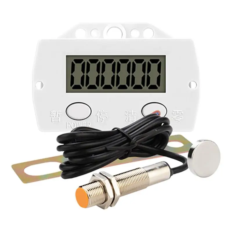 Clickers para contagem eletrônico display digital contador indústria contador de contagem de número de 6 dígitos contador clicker para
