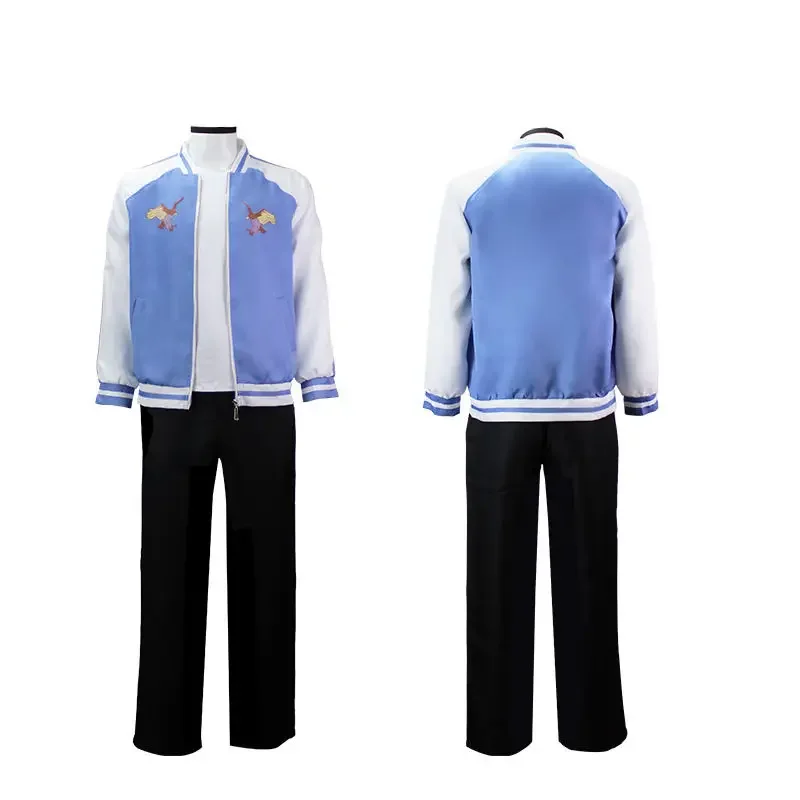 Traje de Cosplay de Anime Link para hombres y mujeres, traje de falda, abrigo, pantalones, ropa deportiva informal, haga clic en Jo Charles Lucas, Halloween, primavera, otoño