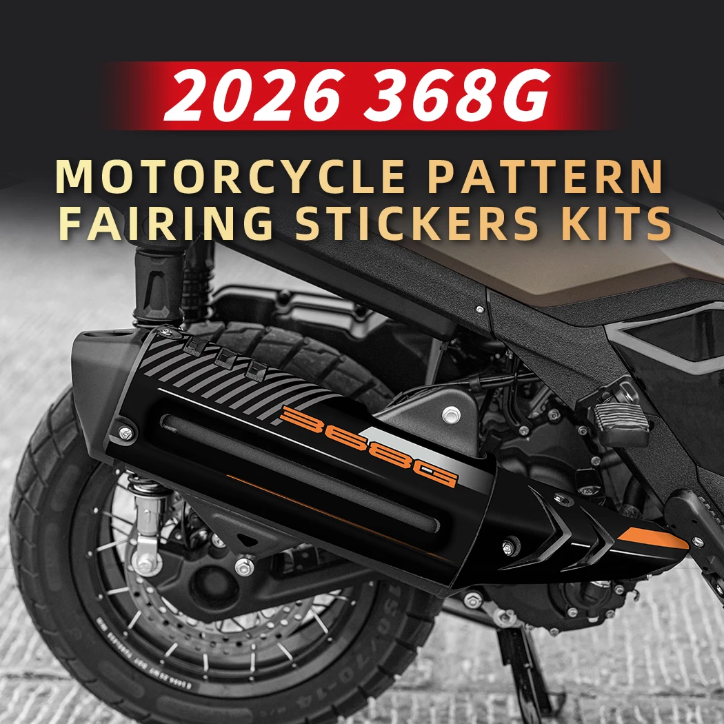 

For 2026 ZONTES 368G Motorcycle Adhesive Prints Sticker Exhaust Pipe High-Quality 3M Adhesive Residue-Free Weatherproof Kits
