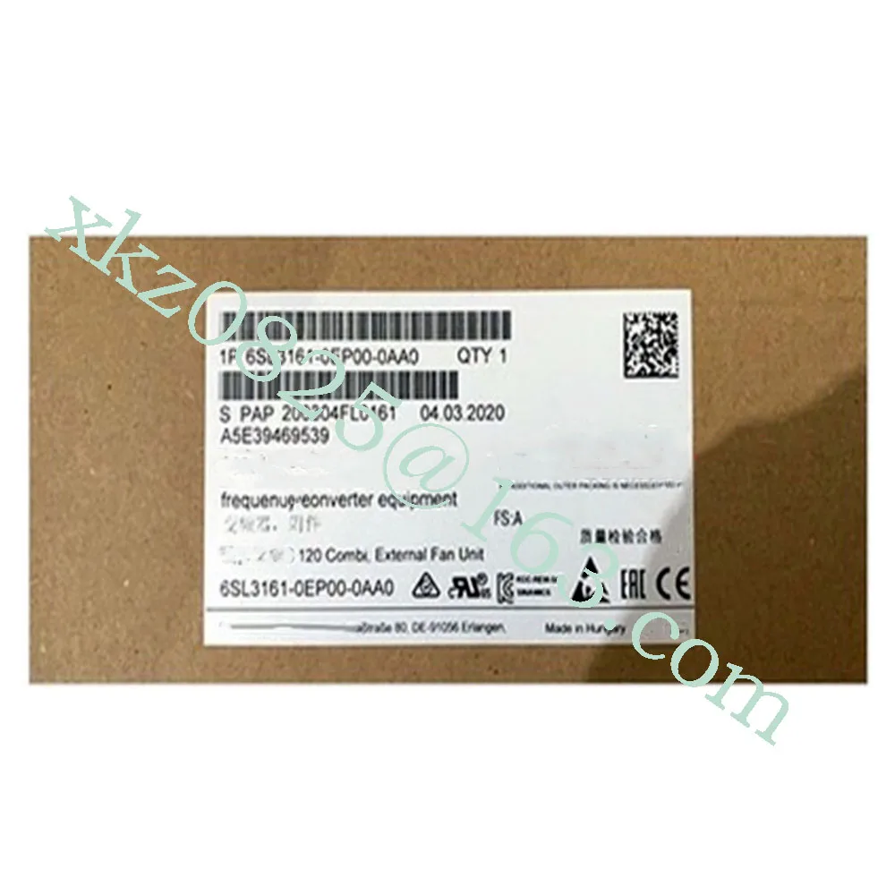

Новый оригинальный 6SL3161-0EP00-0AA0 Неоткрытый S120 модуль внешнего вентилятора