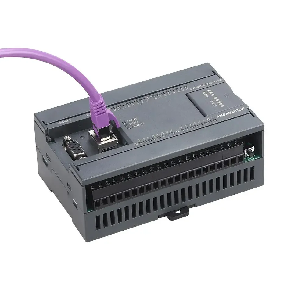 

ETH-MODBUS-IO16R ETH-MODBUS-IO16T Modbus Convert Ethernet Module 16 Input 16 Output Support S7 Protocol