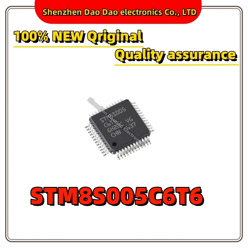 

10 STM8S005C6T6 microcontroller chip MCU chip LQFP-48 quality new