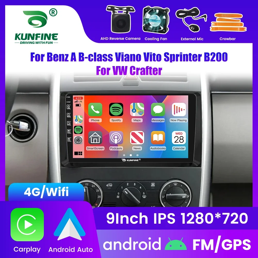 2Din Android Car Radio For Benz A B-class Viano Vito Sprinter B200 Multimedia Video Player GPS Navigation Stereo Audio Head Unit