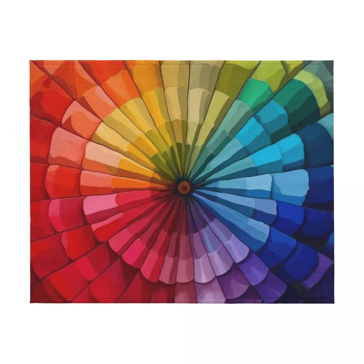 تلوين عجلة اللوحة رمي بطانية الشعر سرير ناعم بطانيات مخصصة لطيف