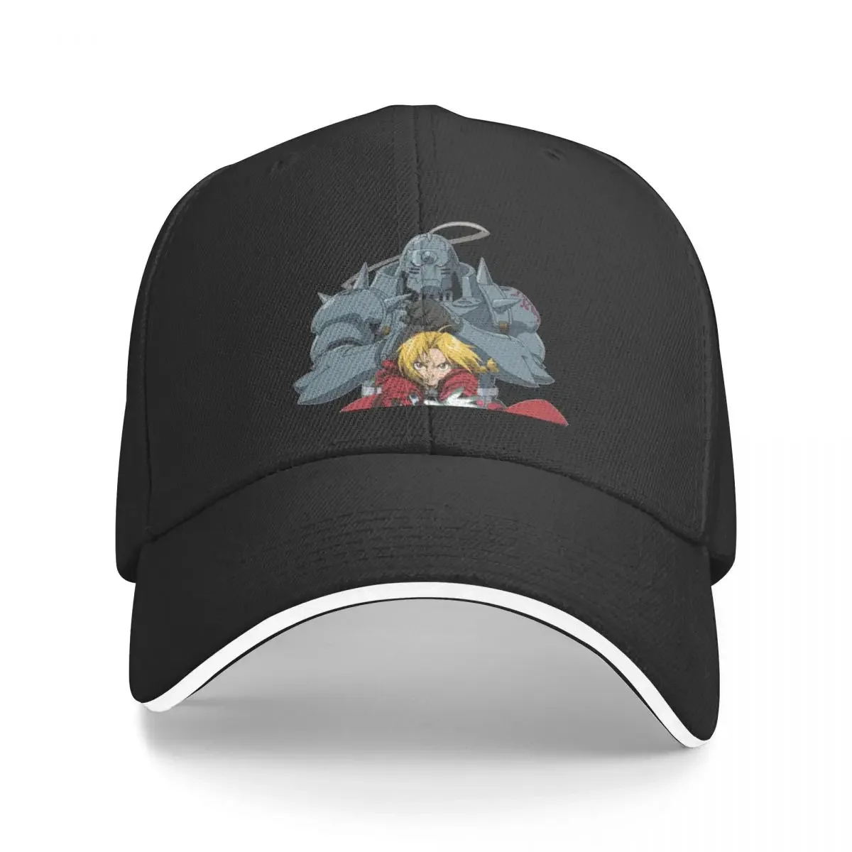 Fullmetal Alchemist Brotherhood Boné de beisebol Designer Hat Ball Cap | -F- |   Chapéu de caminhoneiro feminino masculino