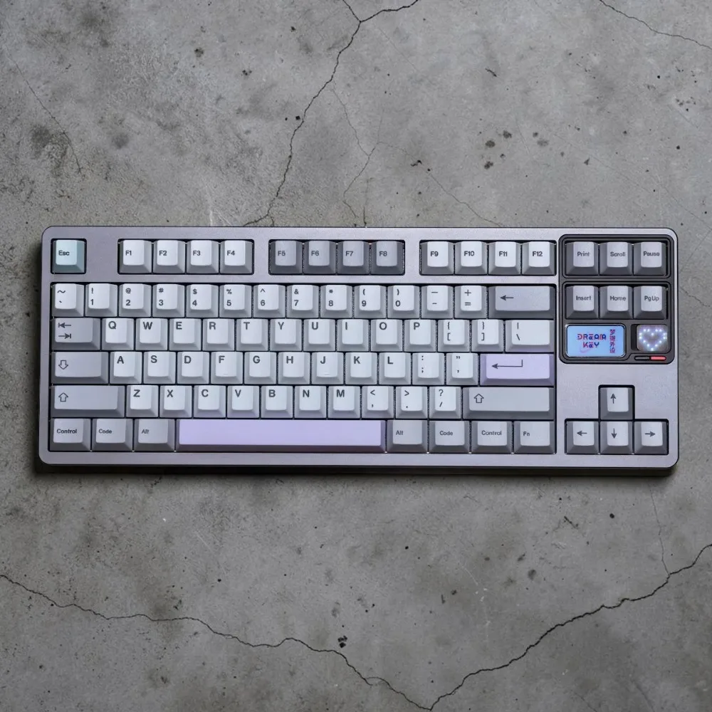 MUTE clone  Keycaps PBT Material Cherry Profile 1.7mm Thick Dye Su  Mechanical Keyboard Keycaps
