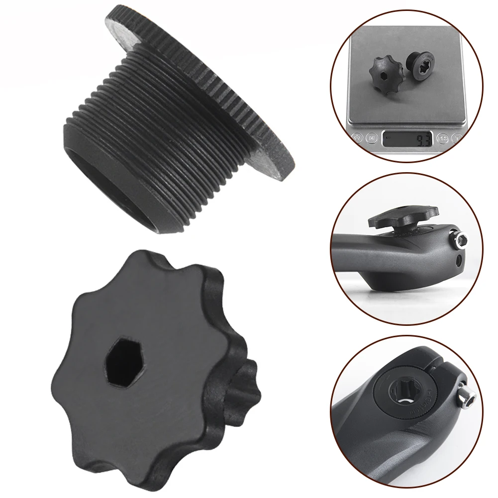 Bike Crank Screw For-Shimano HollowTech 18mm Size Lightweight And For-Durable Nylon Material Tool For Easy Assembly