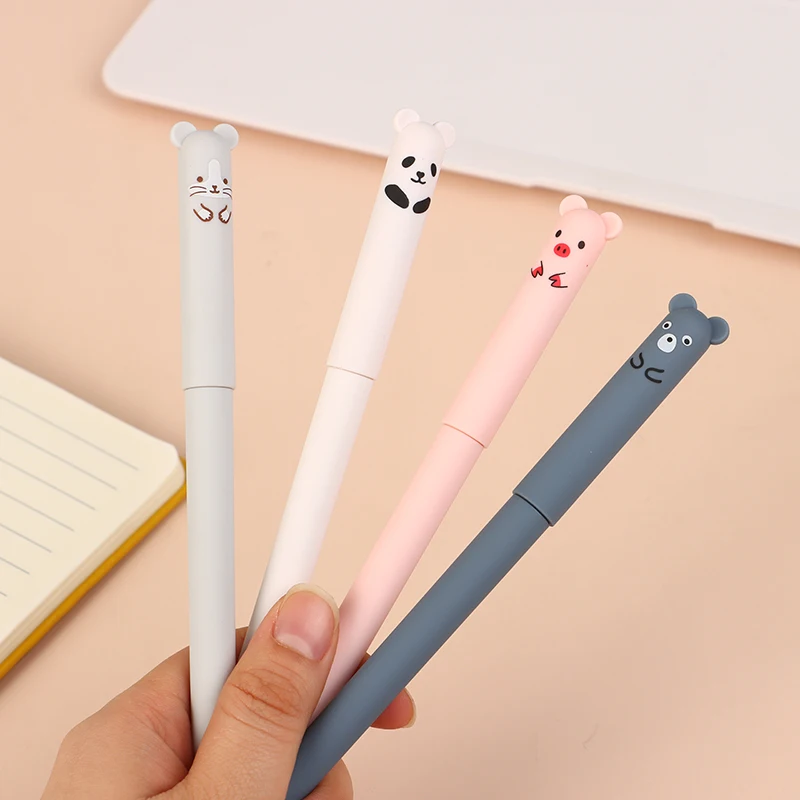 Kawaii Farbe lösch bare Stift Set niedlichen 0,5mm Gel Stift Büro zubehör Schul bedarf Briefpapier