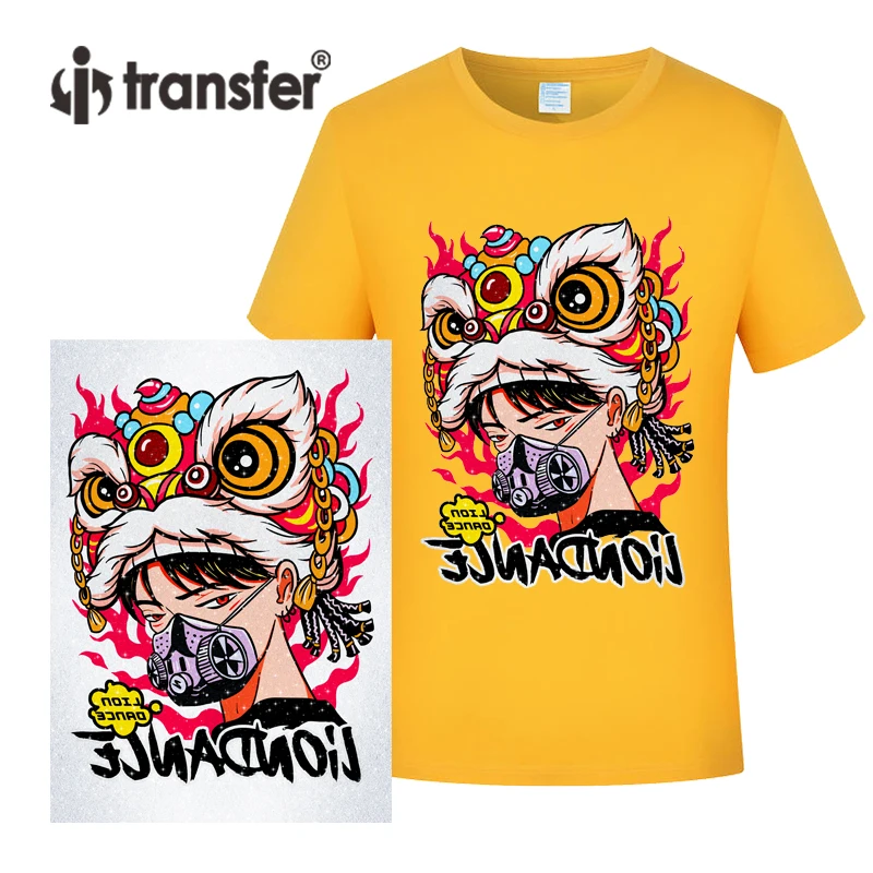 Neue Glitter DTF Film Gold Farbe DTF Druck Transfer 30cmx 100m Rolle Größe Film Für T shirts Druck Wärme presse