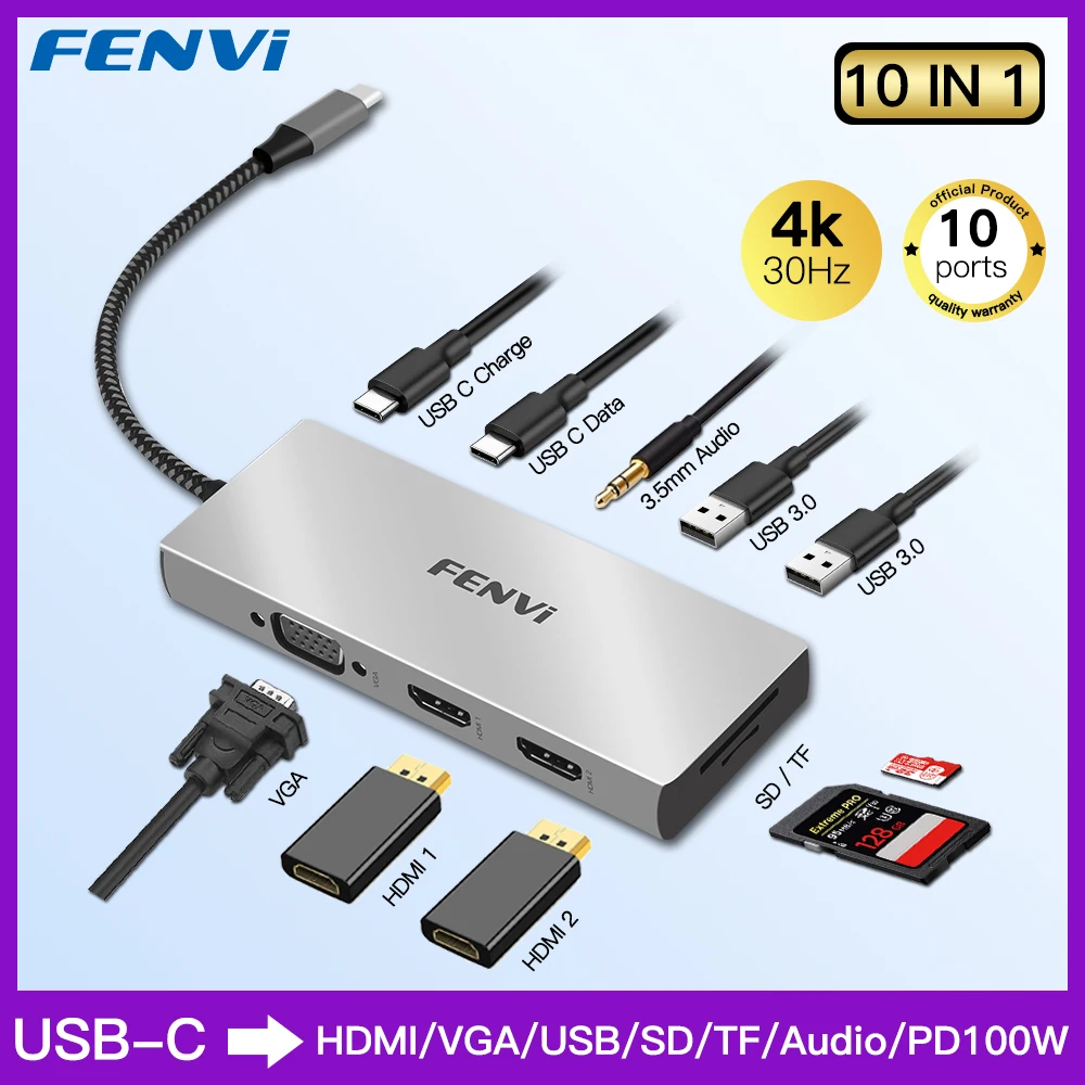 Fenvi 10 In 1 Type … - image