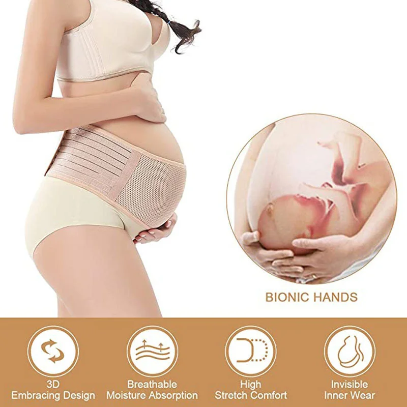 Pregnancy Belly Band Adjustable Maternity Support Belt Elasticy Pregnant Women Abdomen Waist Support Bands Back Pain Relief