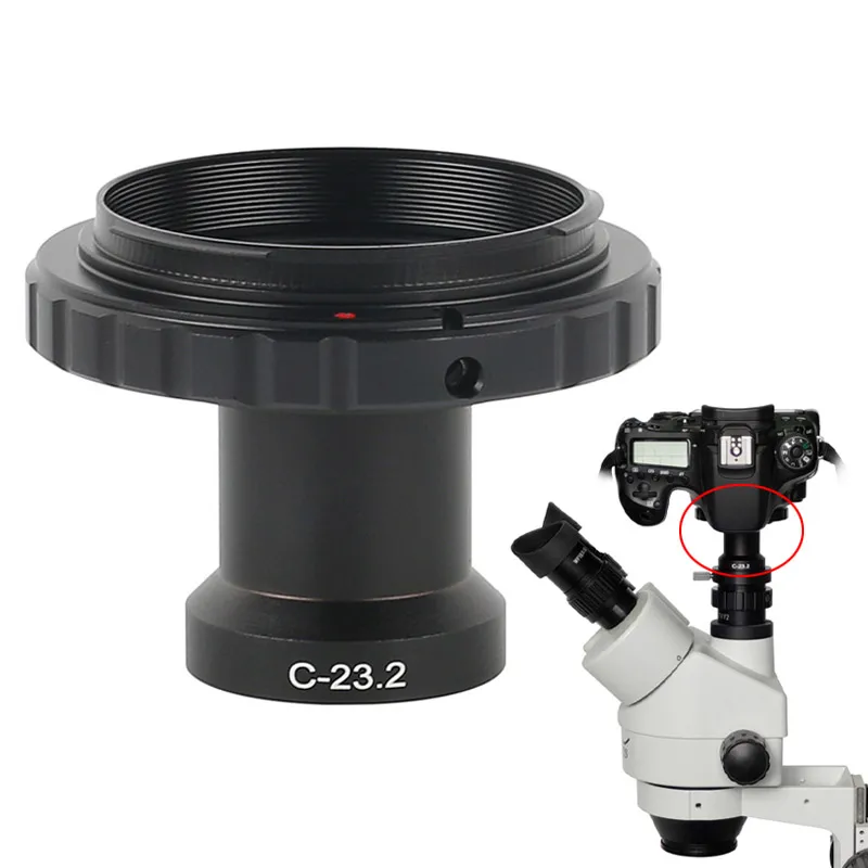 C-mount Mount Camera Adapter T-Ring Canon Nikon EOS SLR Camera Eyepiece Ports Adapter For Stereo Microscope CCD Adapter