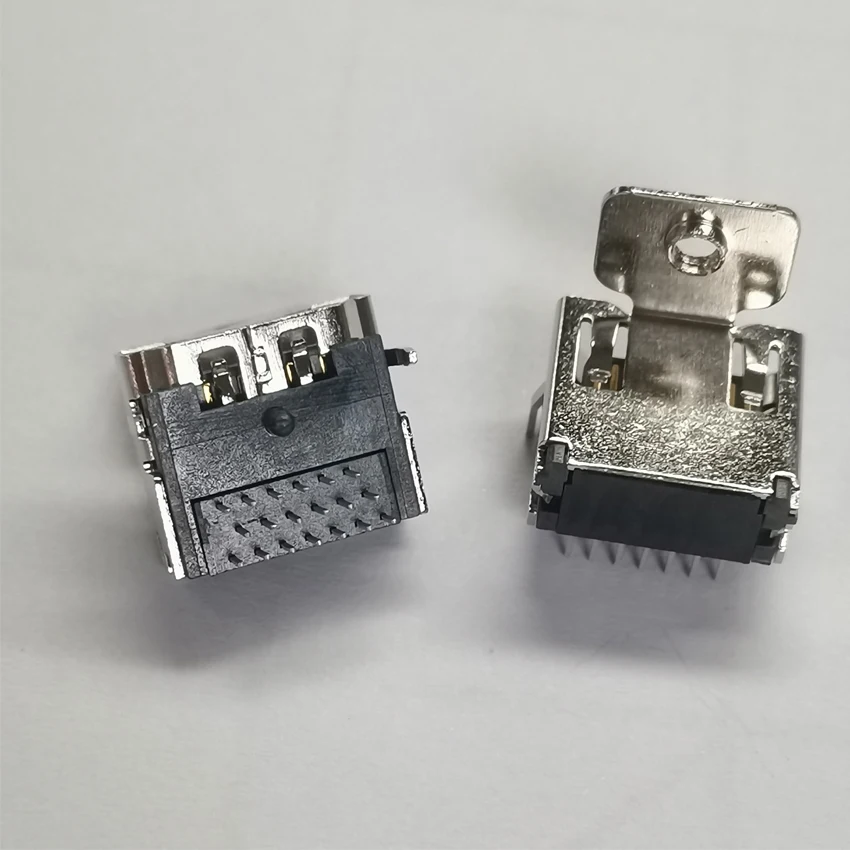 20 teile/los hdmi buchse/buchse stecker 19pin 90-grad 19p einohr dreireihig für hdtv – Detail 2