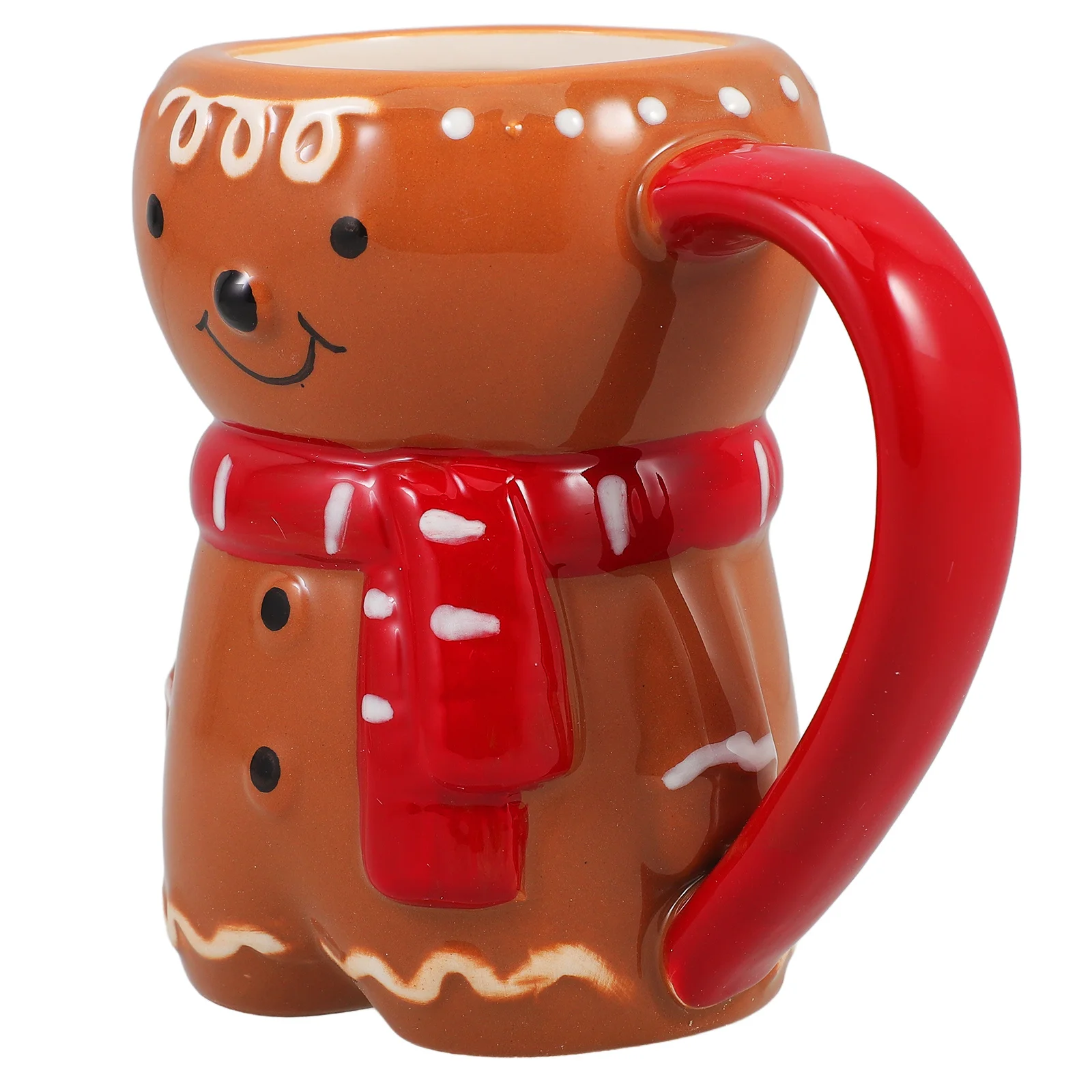 Ceramic Coffee Mug Gingerbread Man Christmas Cup Suitable for Home Office Tea Milk Juice Drinking Gingerbread Mug