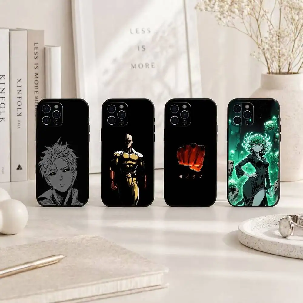 

Anime One-Punch Man Phone Case Silicone Soft For IPhone 17 16 15 14 13 12 11 X XR Plus Pro Max Plus