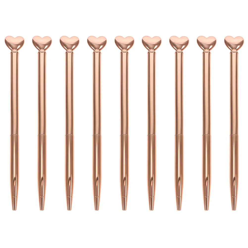 9 قطع من أقلام القلب القابلة للسحب للنساء في عيد الحب واللوازم المدرسية وقلم عيد الحب