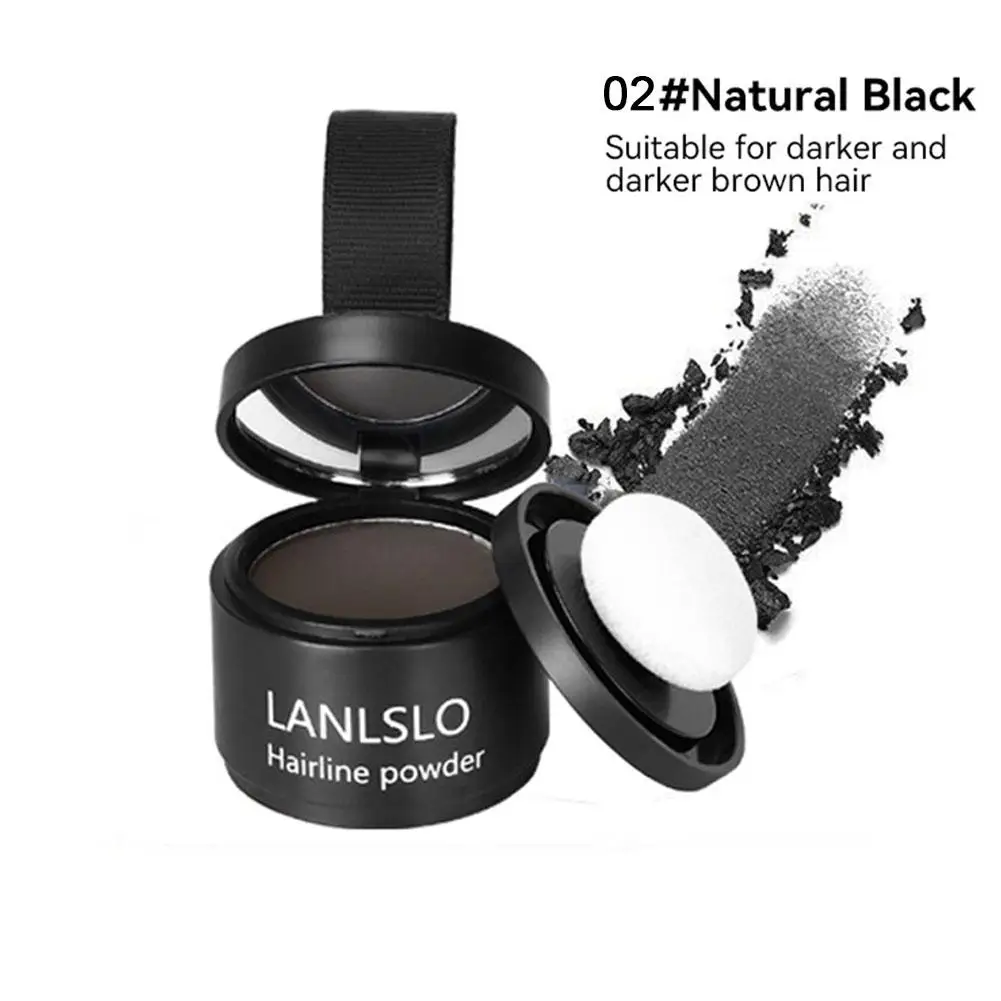 Hair Line Powder 4g Black Root Cover Up Natural Instant Shadow Coverage Concealer Hair Waterproof Hairline Powder S1R7