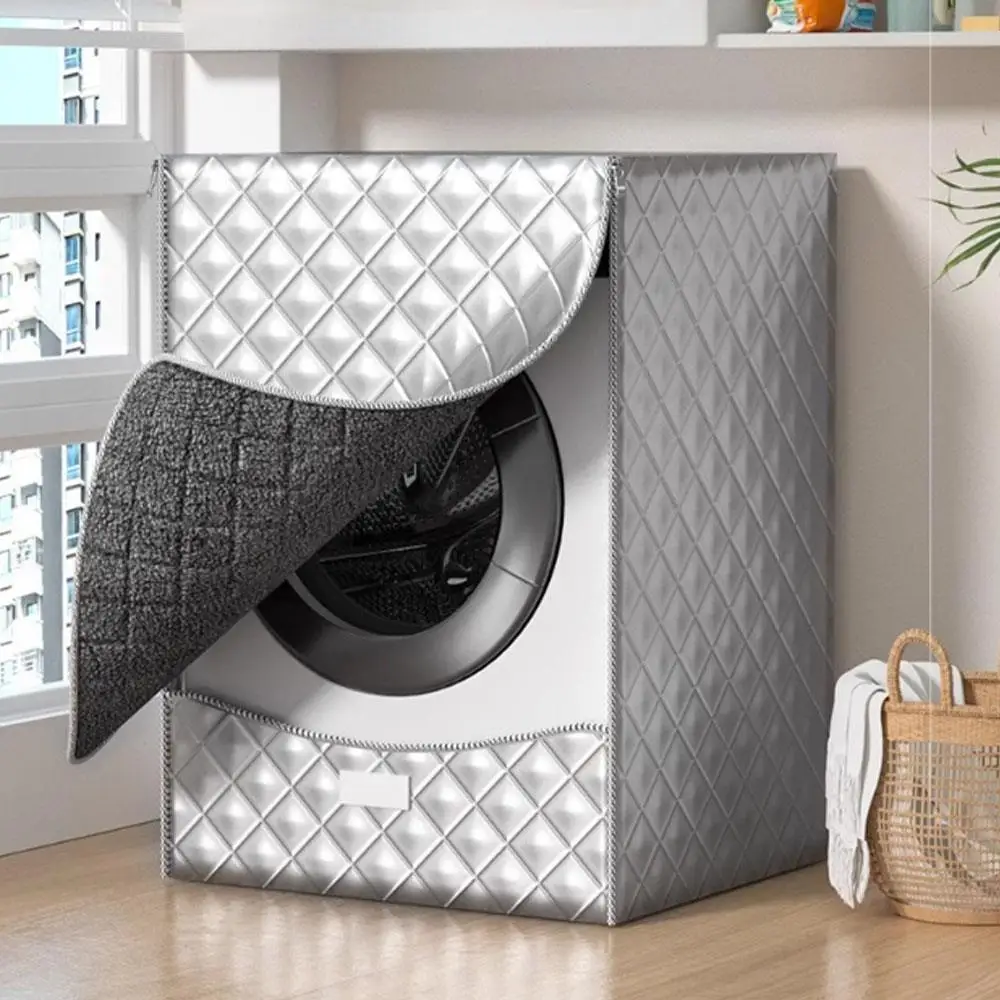 

Dust Cover Flannel Washing Cover Load Washer Dryer Items Waterproof Items Useful Home Goods Sunscreen Wraps Household Cover