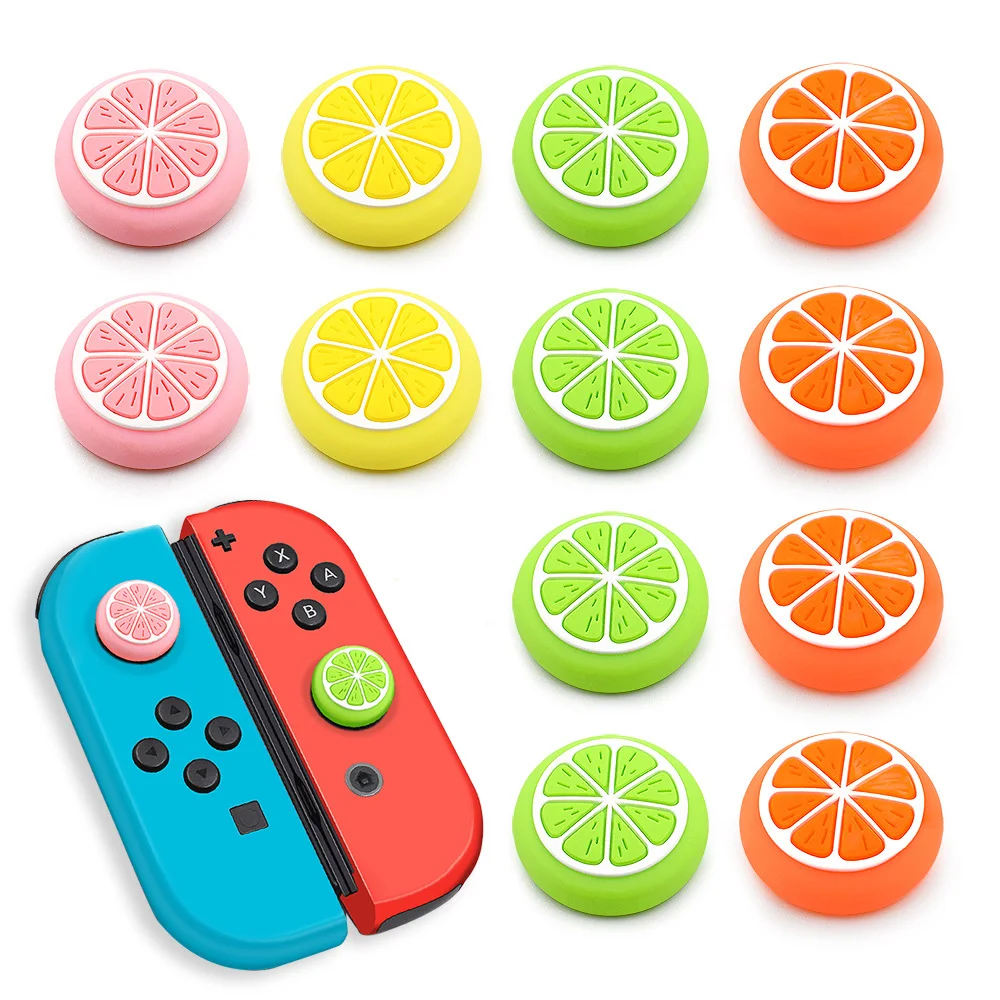 Силиконовые колпачки для большого пальца Joycon, мягкие круглые колпачки для джойстика, чехол для кнопки-качалки для Nintendo Switch/lite Controller