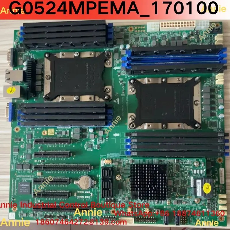 Second-hand test OK  R5500 G4 motherboard, G0524MPEMA_170100, LGA 3647 socket, dual-socket server motherboard