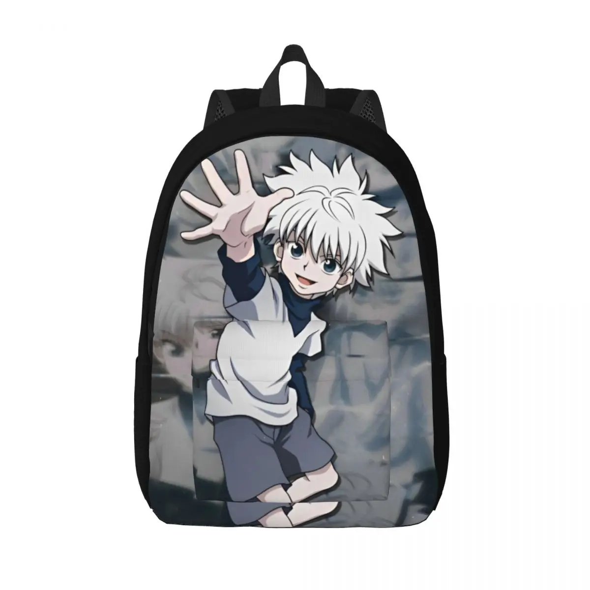 Killua Zoldyck Backpack for Men Women Teenage Student Work Daypack Anime Hunter X Hunter Laptop Canvas Bags Outdoor