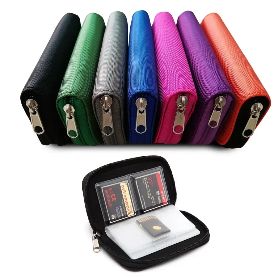 22 in 1 Game Memory Card Storage Bag Carrying Case Holder for CF/SD/Micro SD/SDHC/MS/DS Memory Card Collect Box