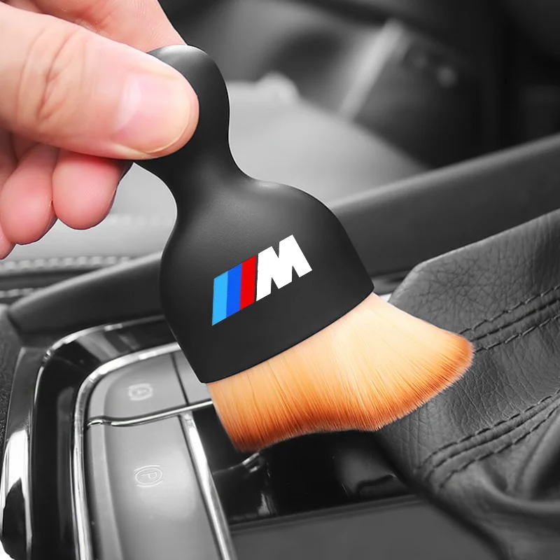 Spazzola per la polvere dell'auto per BMW M Power X1 e84 X3 f25 X5 e53 x6 e71 ix3 i3 320i 330d M4 1 3 5 Accessori auto Strumenti di pulizia Spazzola