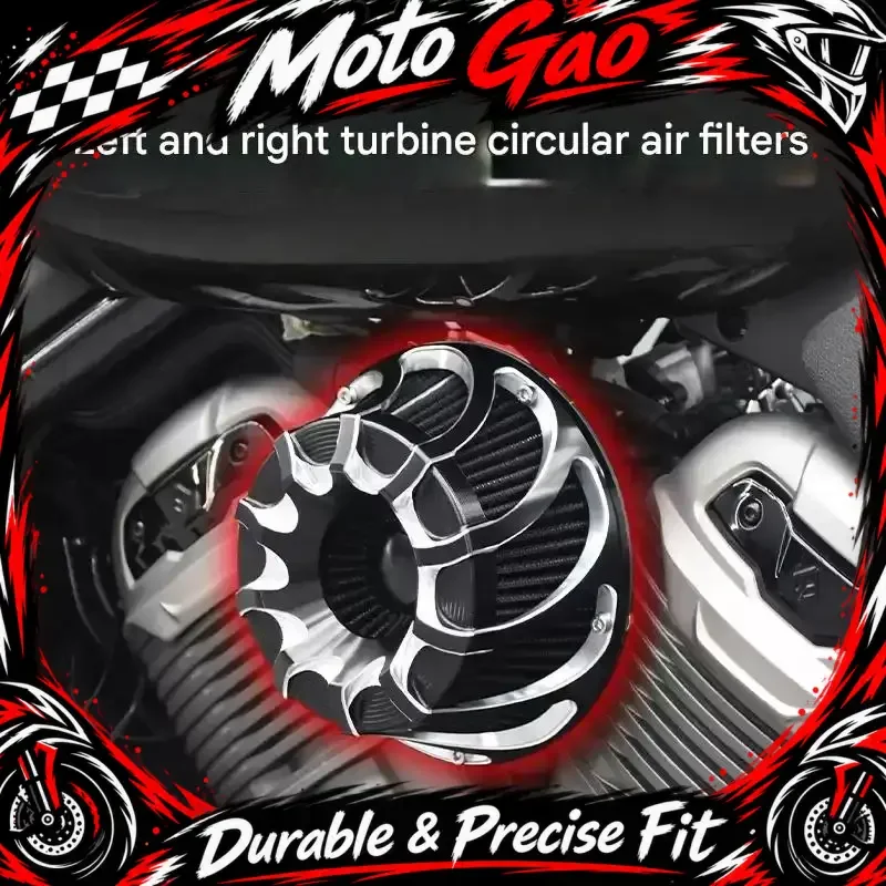 【Precise Fit】Suitable for BENDA NAPOLEON BOB 500 450 and Chinchilla 500 450 retro turbo air filter modification accessories
