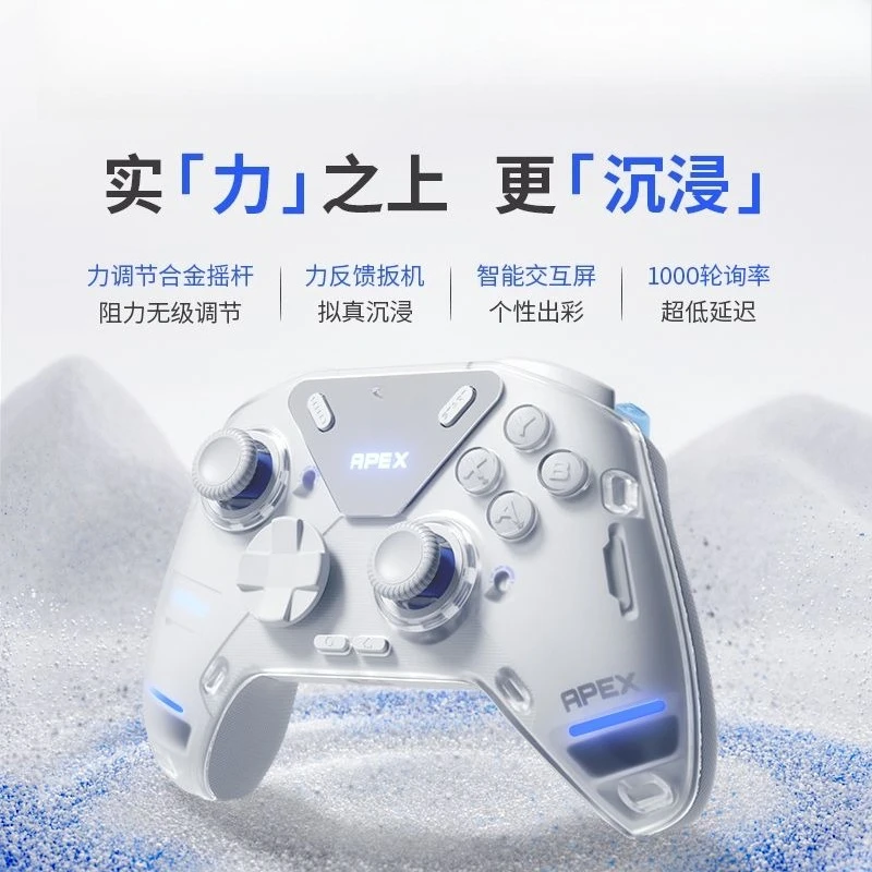 Gamepad dengan force feedback untuk PC nirkabel bluetooth