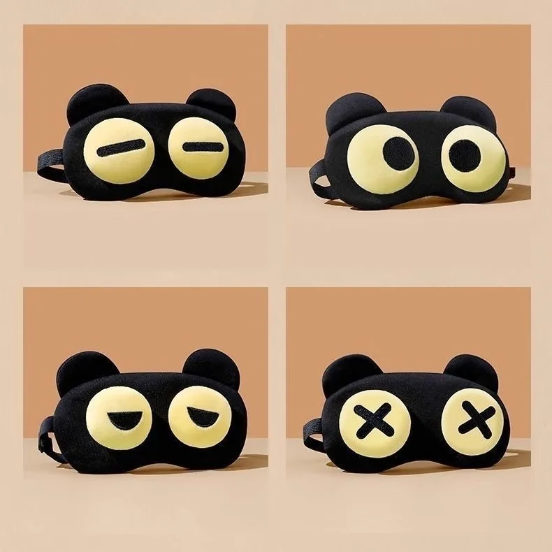 Cute Eye Mask Sleep Soothing Warm Compress Comfortable Children Students Eye Fatigue Relief